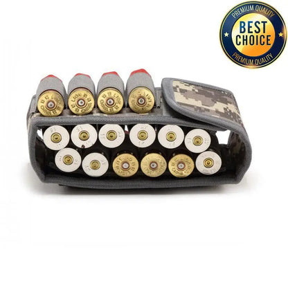 Tactical 16 Round Ammunition Holder 12G Shotgun Molle Bag Magazine Refresh Bullet Combat Bag Hunting Shooting Shell Shell Bag