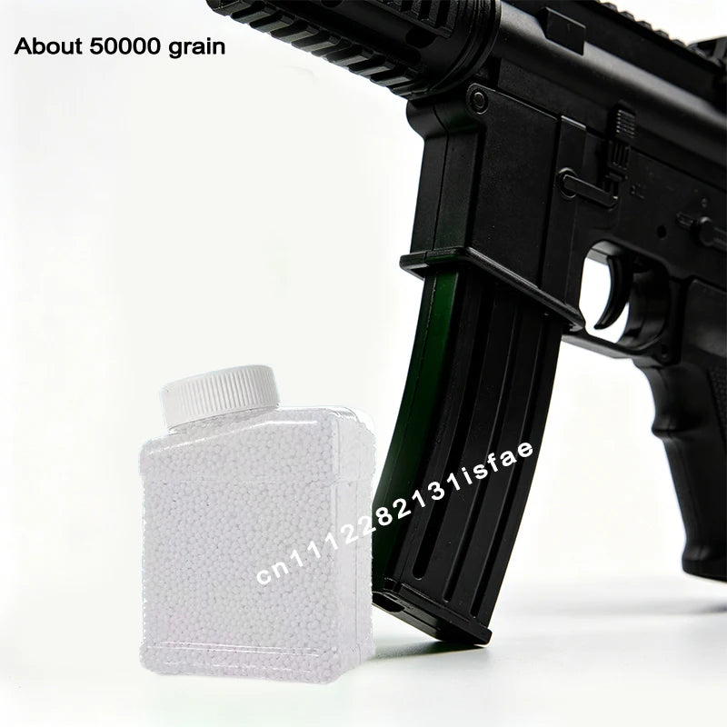 S2-Super Tough Squeezeproof Frosted Transparent EVA Pellets Uniform Full 50000Pcs 7-8mm 14+ Adult Wargame Spare Ammo