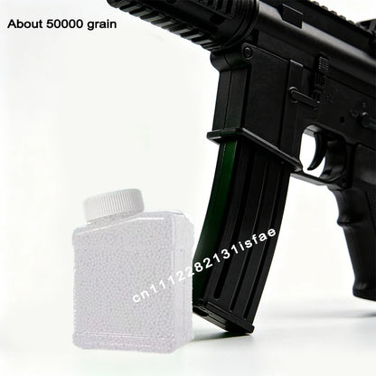 S2-Super Tough Squeezeproof Frosted Transparent EVA Pellets Uniform Full 50000Pcs 7-8mm 14+ Adult Wargame Spare Ammo