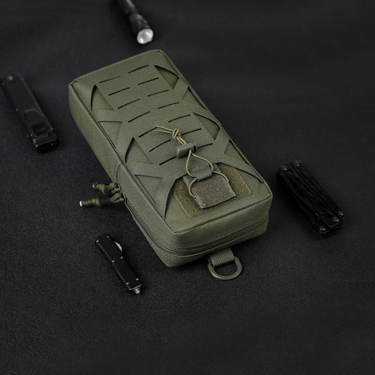 Portable Tactic EDC Pouch Multi-Functional Molle Utility Tool Pouches Oxford Cloth Gadget Organizer Pocket Emergency Accessory