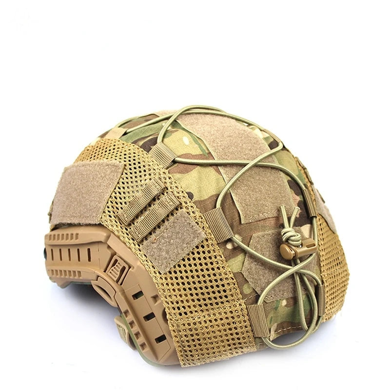 Multicam Tactical Helmet Cover Compatible OPS Core FAST MH PJ BJ For CS Airsoft Simulation Outdoor Accessories