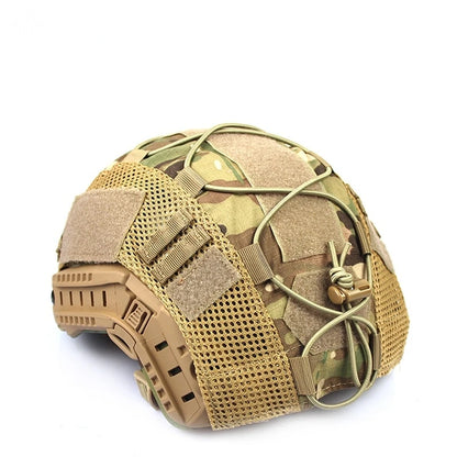 Multicam Tactical Helmet Cover Compatible OPS Core FAST MH PJ BJ For CS Airsoft Simulation Outdoor Accessories