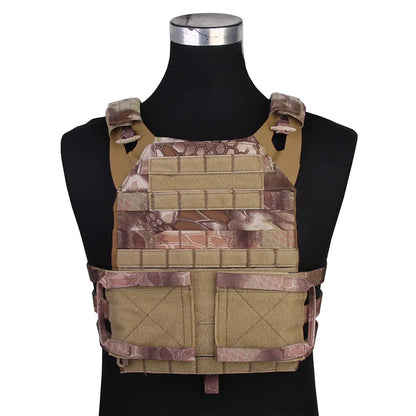 Emersongear Hunting Vest Assault Jum Plate Carrier Dummy Guard Body Armor Combat Hiking Camping Nylon Sports Outdoor