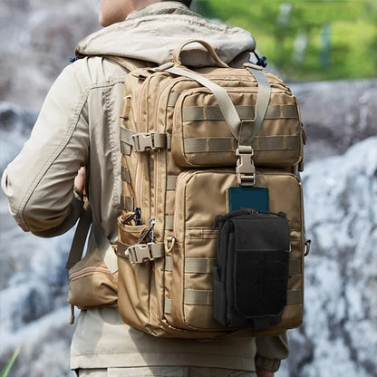 Molle Waist Pouch Outdoor Mobile Phone EDC Tactical Hunting Accessories Bag Vest Pack Cell Phone Working Tools Holder