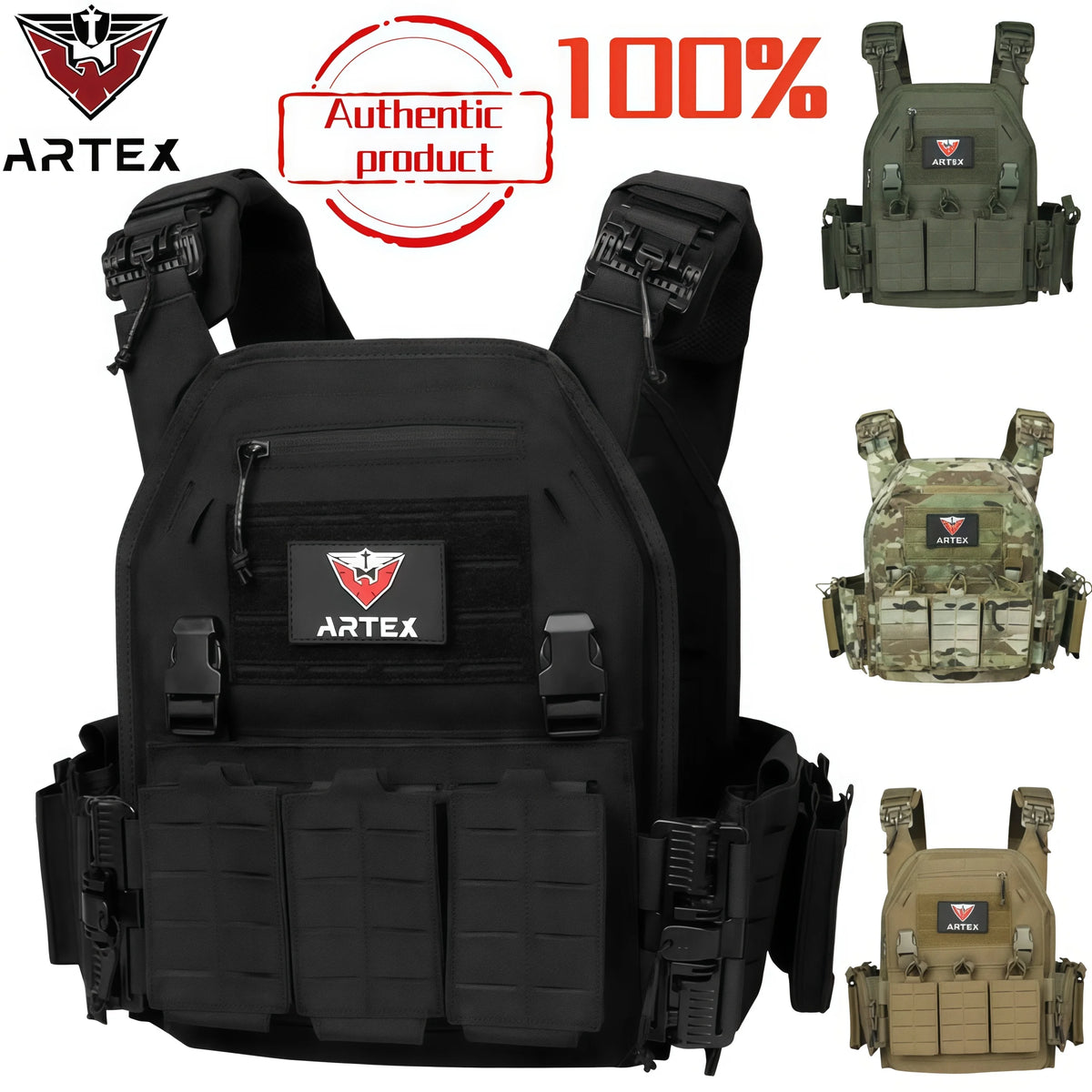 Tactical Vest Outdoor Hunting Plate Carrier Protective Adjustable Vest Airsoft Carrier Combat Equipment