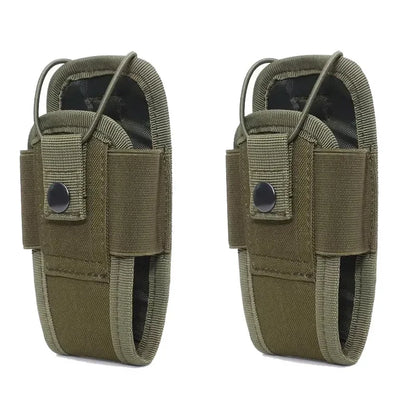 1-3pcs Nylon Pouch Tactical Radio Walkie Bag Holder Pocket Portable Interphone Holster Carry Bag Hunting Camping