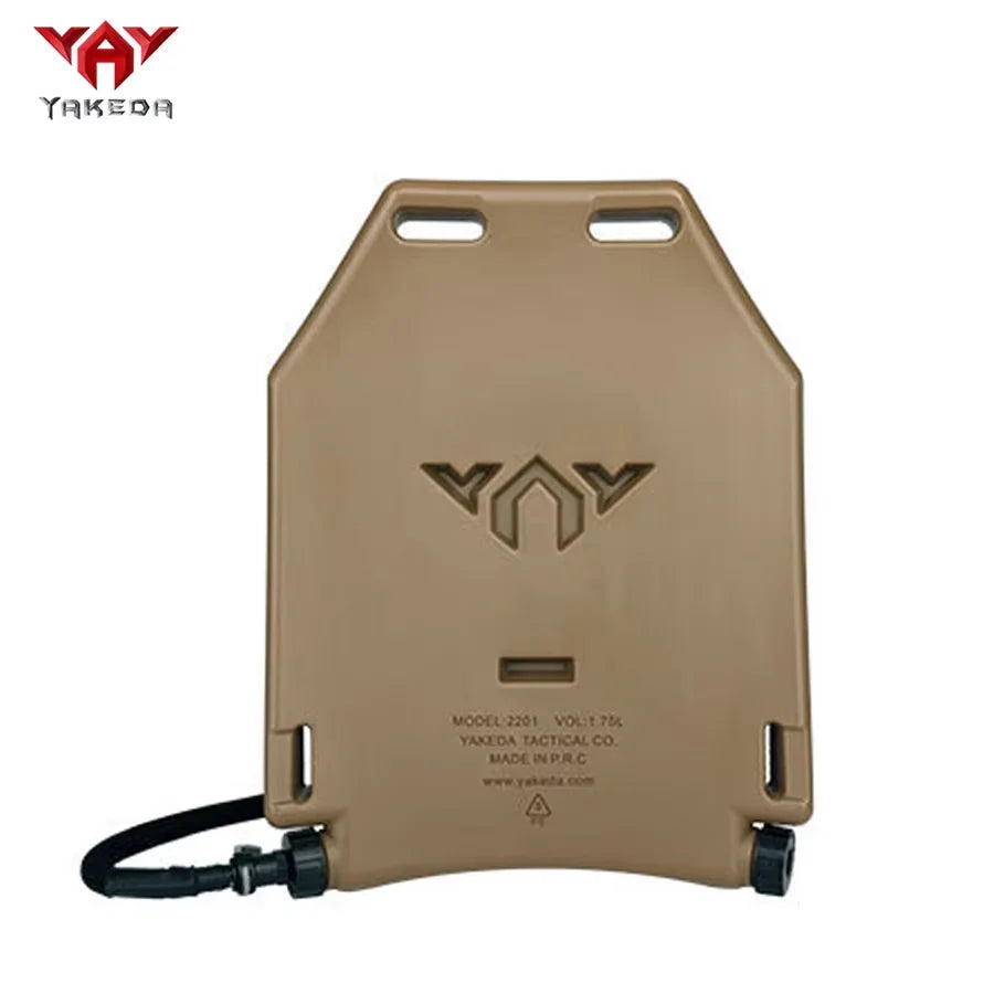 YAKEDA 1.75L Large Capacity Hydration Bladder Insert Board PE Food Grade Odorless Tactical Vest Inner Liner