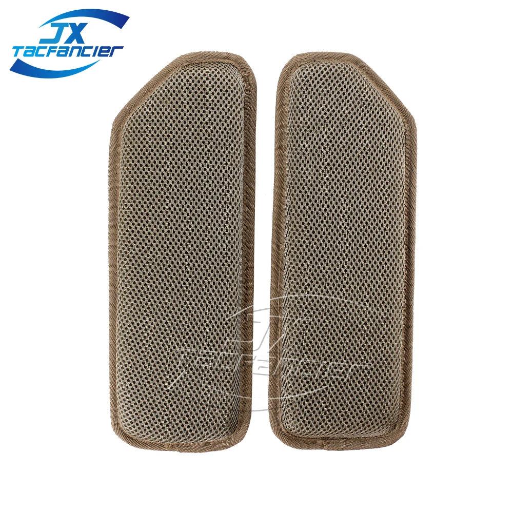 Tactical Vest Pad EVA Foam Mesh Plate Carrier Padding Cushion Soft Baffle Hook And Loop Attachment Hunting Vest Accessories