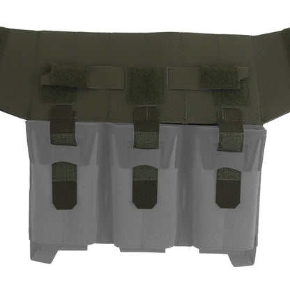 Tactical MOLLE Plate For Multi-caliber Triple Mag Pouch Placard 2nd Layer Expand Outdoor Hunting Vest Plate Carrier Accessories