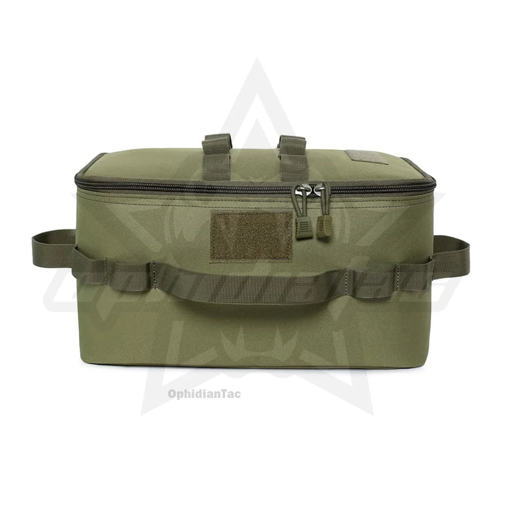 Outdoor camping picnic tableware storage bag handbag multifunctional foldable portable tool storage bag