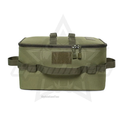 Outdoor camping picnic tableware storage bag handbag multifunctional foldable portable tool storage bag