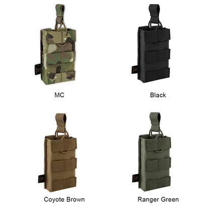 KRYDEX Tactical 5.56 MOLLE Magazines Pouch Single Open-Top Mag Pouch for M4 M16 AR 15 Hunting Accessories