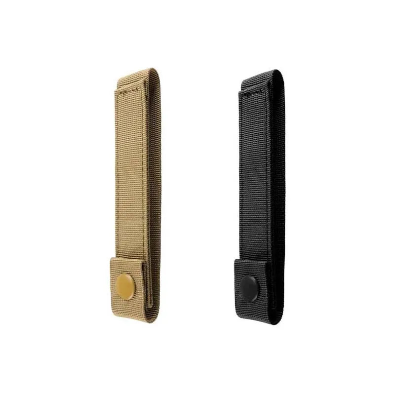 1/2/3pcs Outdoor Molle Strap 6 inch Tactical Molle Strap Molle Webbing Straps Attachment Snap Strap Nylon Thumb Snap Straps