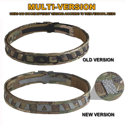 Airsoft Battle Belt Outdoor Hunting Militar Training Tactical Belt MOLLE System Magnetic Waist Belt Ranger Green M/L/XL