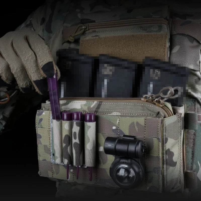 Survival Rescue Fluorescent Stick Storage Cover | Hunting Equipment Accessories | Mounting MOLLE System