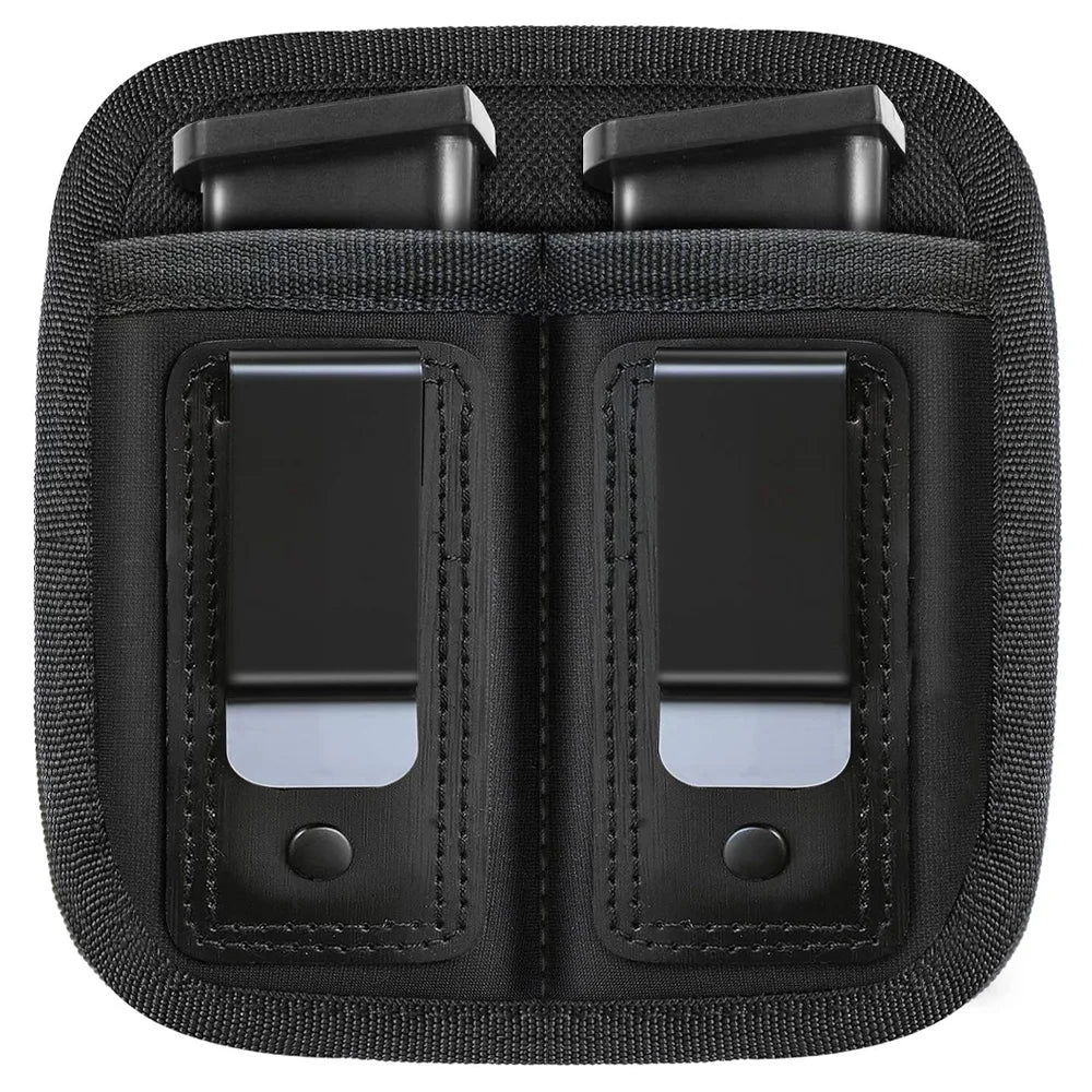 Nylon Magazine Pouch Holster Pistol 9mm Concealed Carry Mag Case with Clip  19 21  92 Handgun Mag Pouch