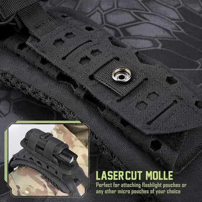 Tactical Shoulder Pad Strap Cushion Non-Slip Breathable EVA Foam Outdoor Hiking Backpack Shoulder Protector For Men