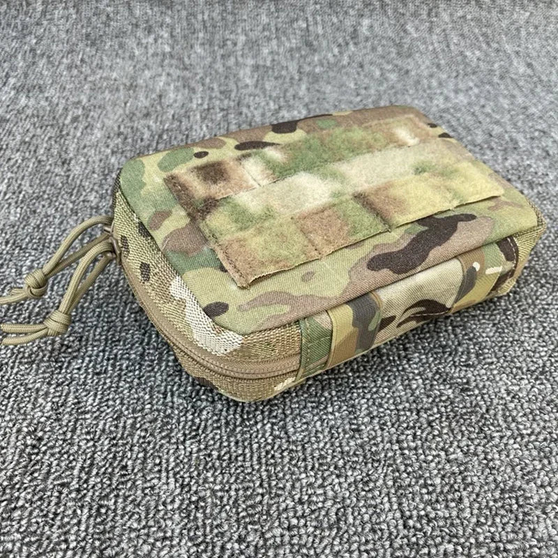 Tactical Admin Pouch Multicam EDC Molle Map Pouch Airsoft Combat Gear Hunting Multi-function Survival Tool Storage Waist Bag