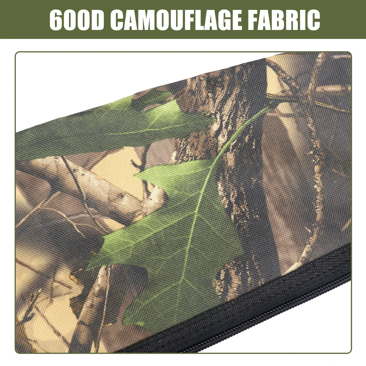 Camouflage Soft Long Tool Bag, Outdoor Hunting Thickened Shockproof Gun Bag, Portable Shoulder and Hand-Held Tool Storage Bag, Portable Protective Large-Capacity Equipment Bag
