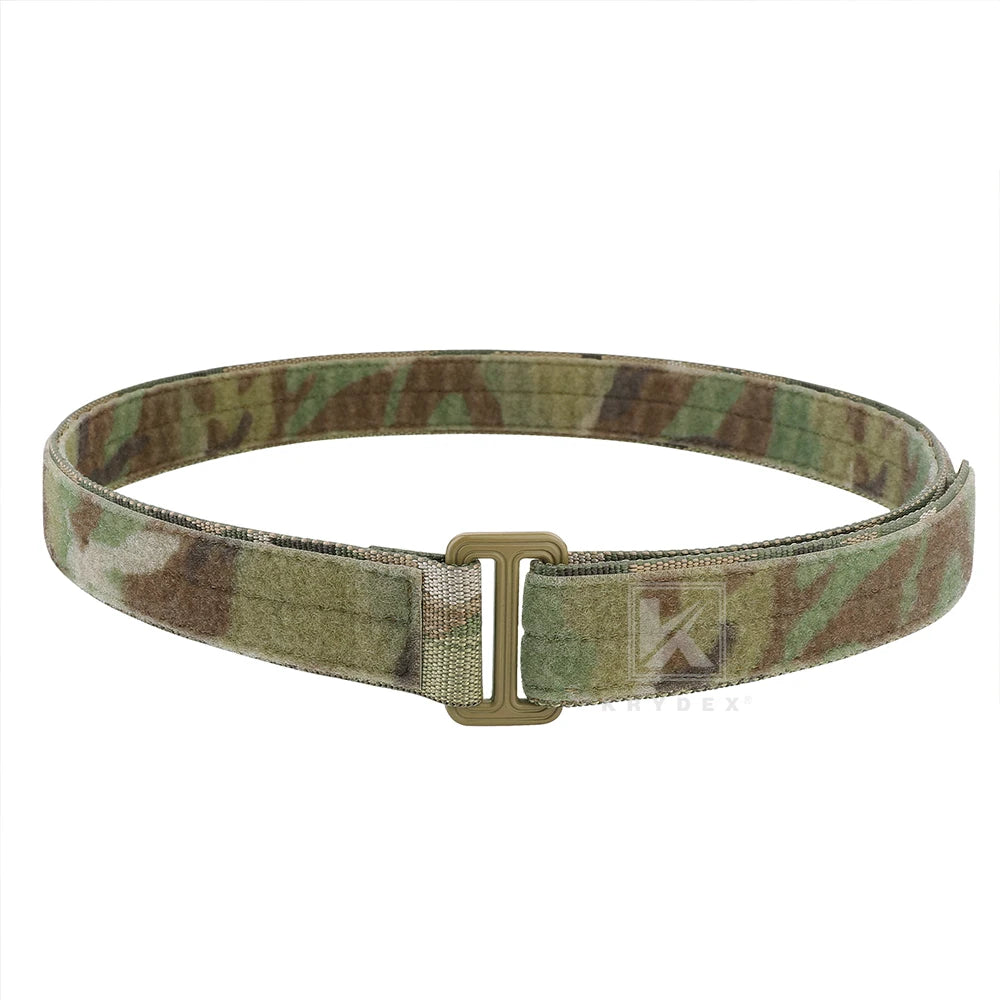 KRYDEX Tactical 1.5" EDC Duty Belt Concealed Carry Base Belt Hook & Loop Inner Belt Men Waist Belt Outdoor Hunting Acessories