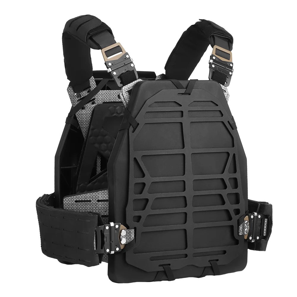 PFM Tactical Vest Lightweight Hunting Militar Plate Carrier Quick Release Paintball Airsoft Vest Protective Equipment