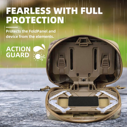 MOLLE Chest Pack, Phone Holder Jacket, Navigation Board Pouch for Sports Chest Bag Airsoft Equipment Outdoor Accessories