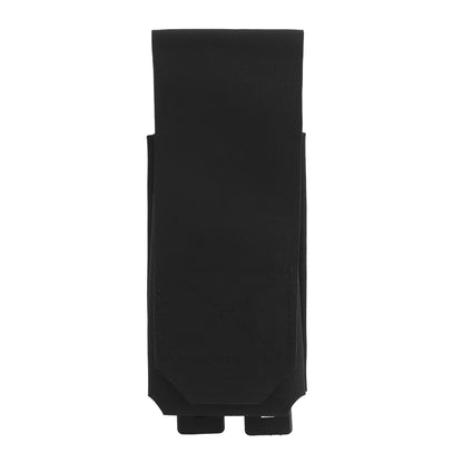 Flip-top front and rear 5.56 magazine pouch covers with MOLLE inserts to fit 5.56 magazines.