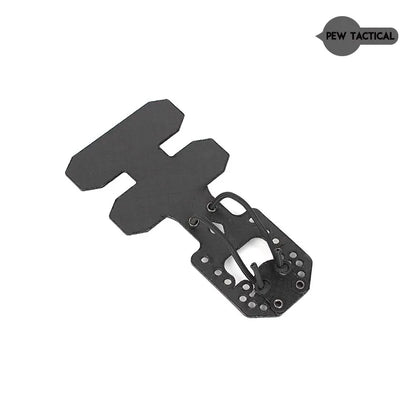 PEW TACTICAL Axl Style Tactical Vest Universal Ptt Molle Mounting Board for U94 TEA Invisio10/20