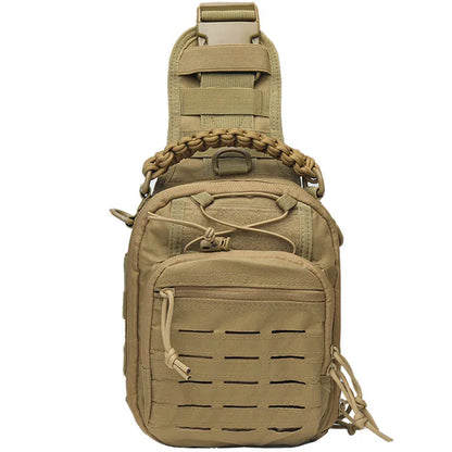 Tactical Molle Laser Punching Bag Portable Sport Crossbody Bag Outdoor Hiking Camping Sport Shoulder Bag Check Bag