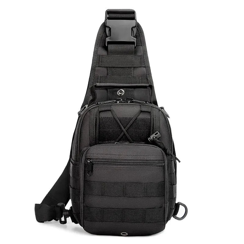 Versatile Tactical Sling Backpack Crossbody Bag Waterproof Small Chest Bag Men Outdoor Sports Cycling Hiking Handbag