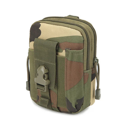 Tactical First Aid Waist Pack Men Camo Molle Pouch Outdoor Cycling Running Camping Hunting Multi-Function Tool Phone Bag