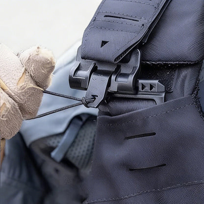 Tacticals Vest Quick Release Buckle Shoulder Webbing MOLLE  Side Belt Install Adapter Set Airsoft Vest Hunting Vest Accessories
