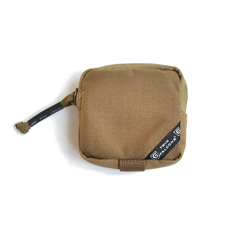 Outdoor Tactical Mini Accessories Pouch for Earphone EDC Key Bag Pouch Coin Purse Wallet Zipper Tool Bag P041