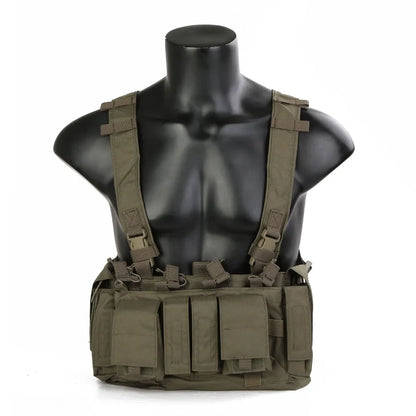 Emersongear For MF Style Tactical Chest Rig 556 762 UW Gen IV Hunting Vest Harness Split Front Carrier Camping Hiking EM7329