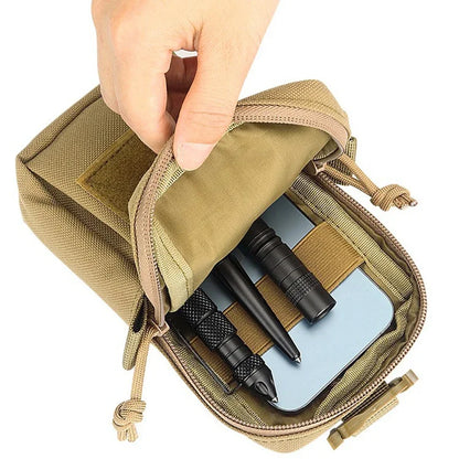 Molle Tactical Waist Bag Outdoor Emergency Edc Pouch Phone Pack Outdoor Backpack Shoulder Strap Accessory Bag Molle Bag