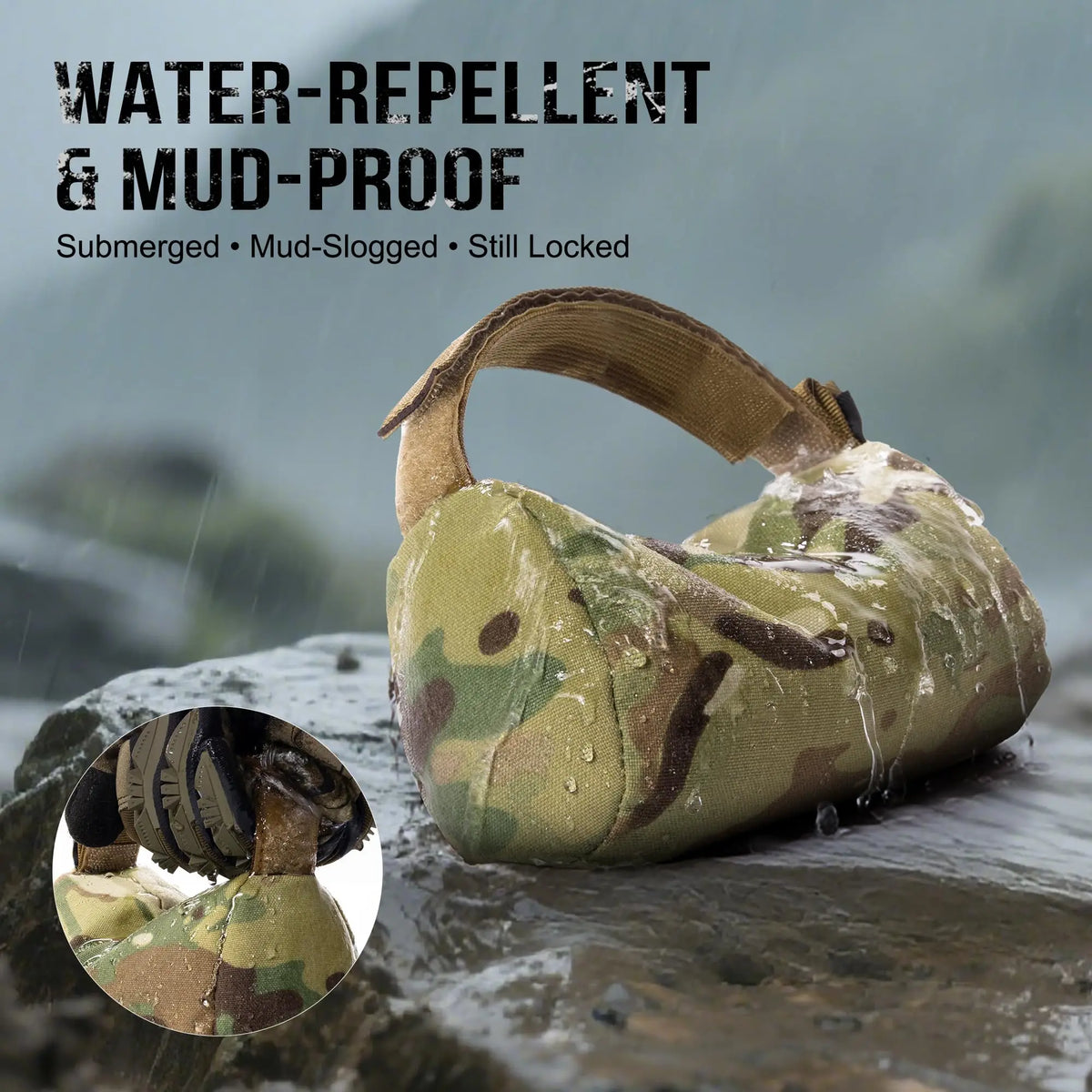 OneTigris Shooting Rest Bag, Pre-Filled Front Rear Support Stand Holder