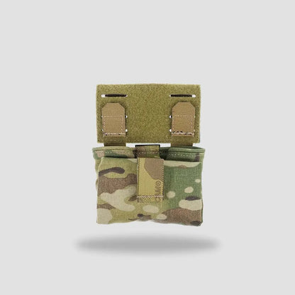 PEW TACTICAL CP Style Folding Dump Pouch MOLLE Drawstring Multi‑Purpose Utility Storage Pouch for Tactical Vest Belt PH110