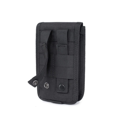 Molle Double-layer Phone Pouch Compass Card Holder Wallet Outdoor Camping Hiking Hunting Accessories EDC Tool Waist Pack Bag