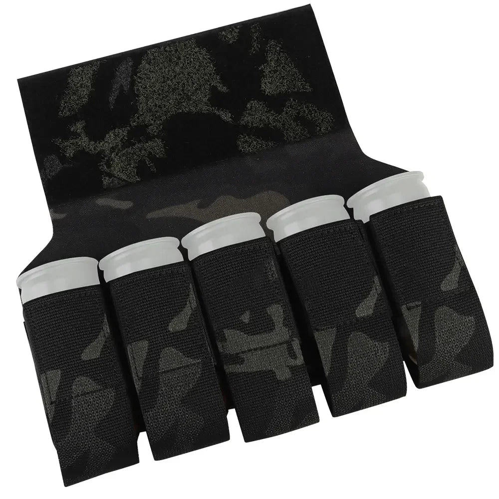Airsoft M203 Grenade Sub Pouch 5 Round 40MM Banger Hanger Chest Rig Abdominal Tactical Vest Plate Carrier Accessories