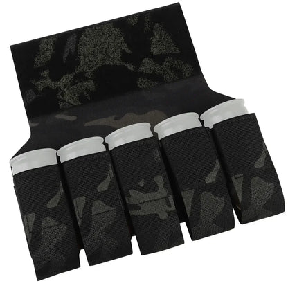 Airsoft M203 Grenade Sub Pouch 5 Round 40MM Banger Hanger Chest Rig Abdominal Tactical Vest Plate Carrier Accessories