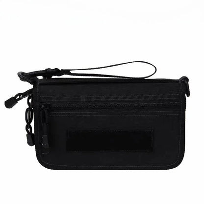 Tactical Hand Wallet 1000D Nylon Molle Pouch Waterproof Card Holder Purse Multi Pocket Storage Bag Outdoor Travel Hand Carry Bag