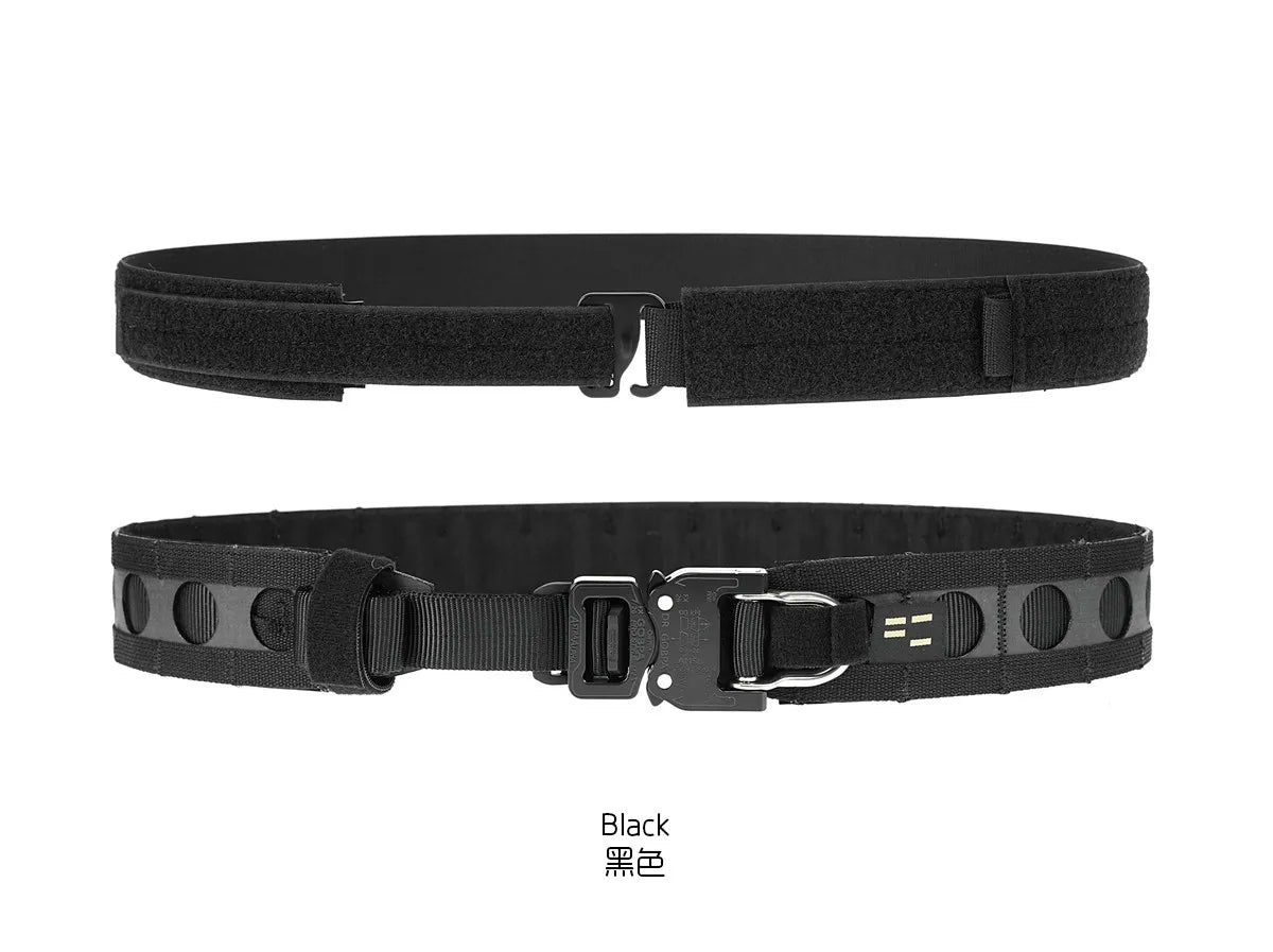 PEW TACTICAL Ferro Style BORA Tactical Belt with Inner Belt - Import C Board Rigid Battle Belt - Molle Duty Belt for Outdoor Hik
