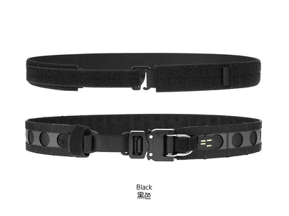 PEW TACTICAL Ferro Style BORA Tactical Belt with Inner Belt - Import C Board Rigid Battle Belt - Molle Duty Belt for Outdoor Hik