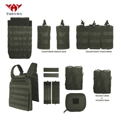 YAKEDA multifunctional lightweight full set with adjustable and freely expandable accessories outdoor hunting vest