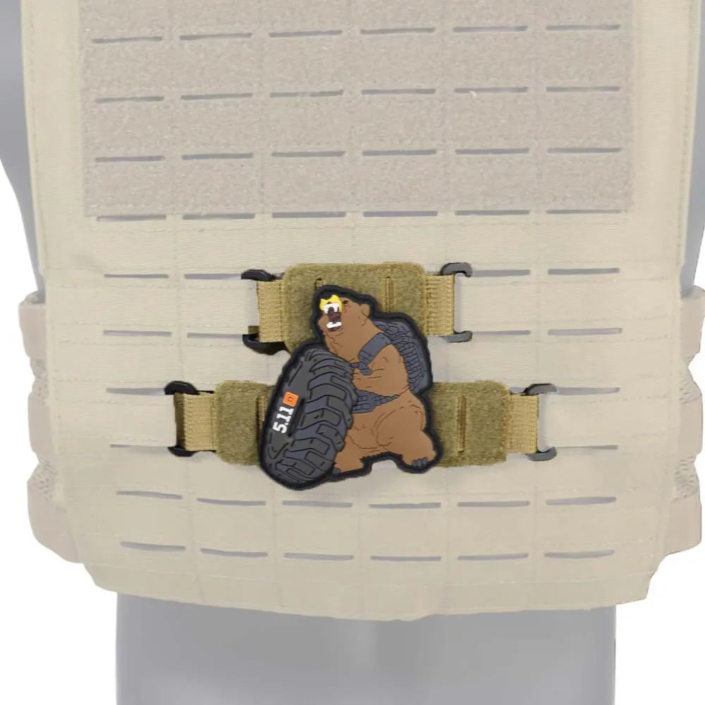 MOLLE Hook-and-Loop Patch Panel Tactical Velcro Attachment Strips for Vest/Backpack