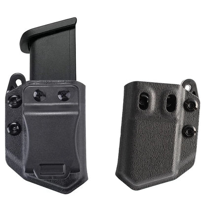 Tactical IWB/OWB 9mm/.40 Double Stack Magazine Pouch for Glock CZ S&W H&K SIG P365 Pistol MAg Magazine Case Hunting Gear