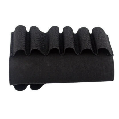 Outdoor Hunting Airsoft Accessory, 6+2 Round Buttstock Mounted Shotshell Carrier, 12 & 20 Gauge Tactical Ammo Bandolier Holder