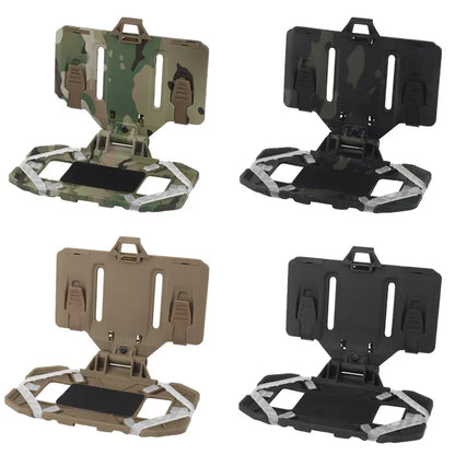 Outdoor Tactical MOLLE Folding Navigation Board Airsoft Map Case Admin Panel Mobile Phone Holder Hunting Vest Accessories