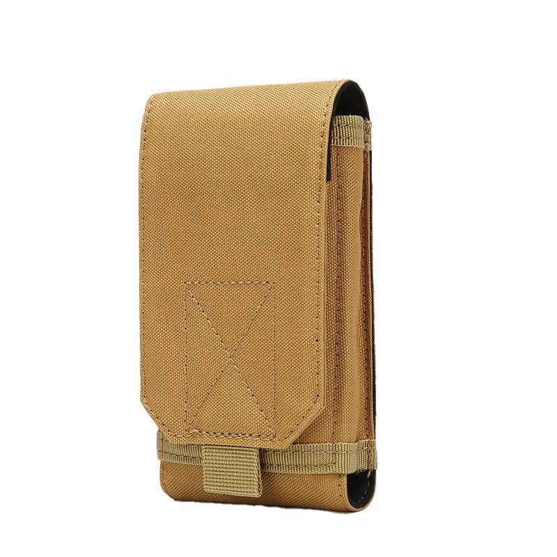 6inch Molle Phone Pouch Tactical Cell Phone Belt EDC Pouch Holder Waist Accessories Bag Outdoor Camping Mobile Phone Pack Bag