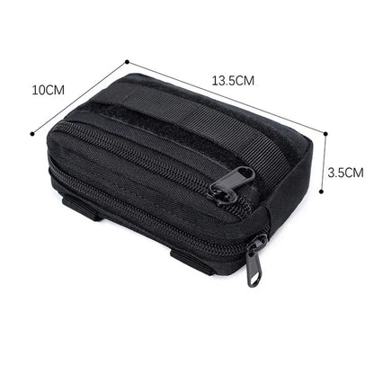 Tactical Waist Bag Outdoor Camping EDC Tool Wallet Purse Fanny Backpack Phone Bag Nylon Molle Hunting Waist Belt Pouch